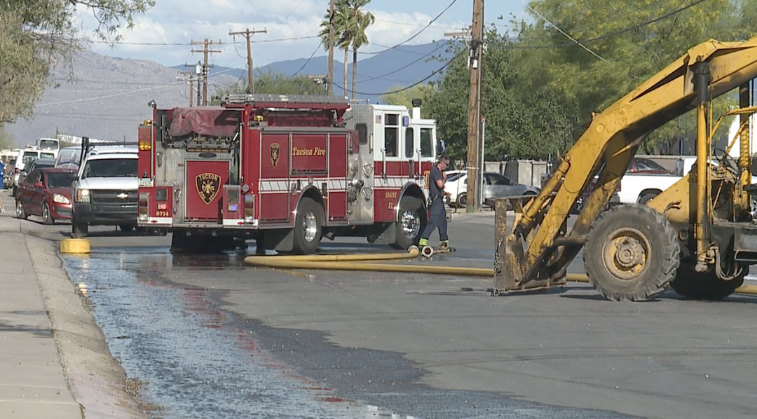 Fire on Irvington and Alvernon