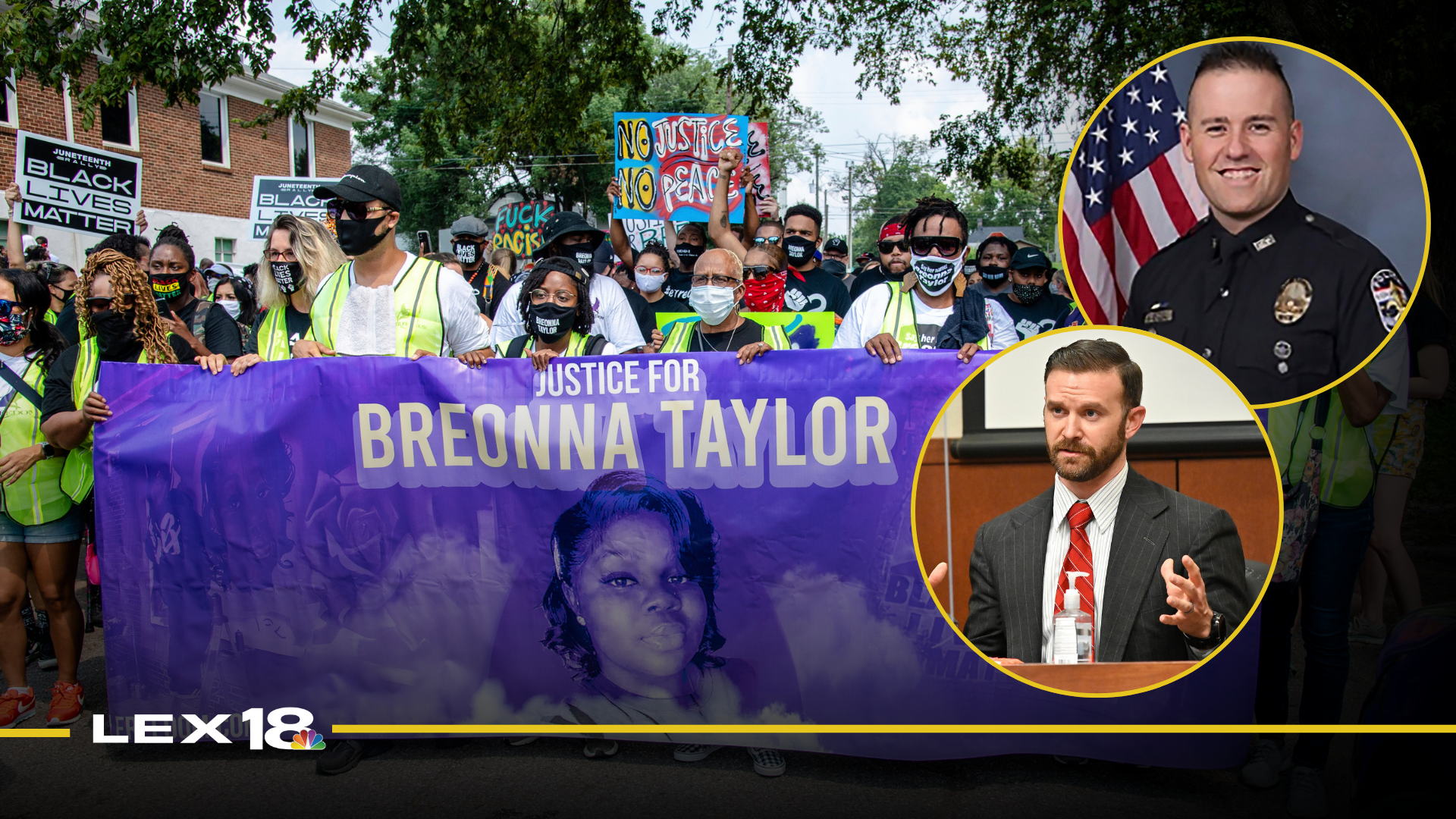 Federal judge dismisses charges against former Louisville officers in Breonna Taylor case