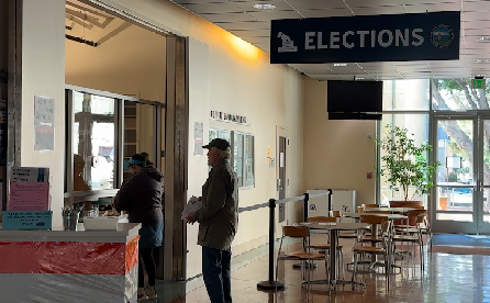 Voters stand in line to provide in-person signatures at the SLO Elections Counter.png