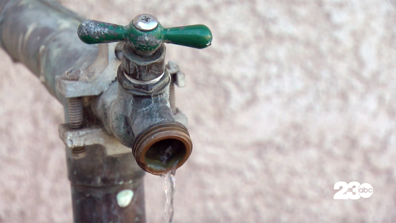 Water Running from a Spigot, Bakersfield (FILE)
