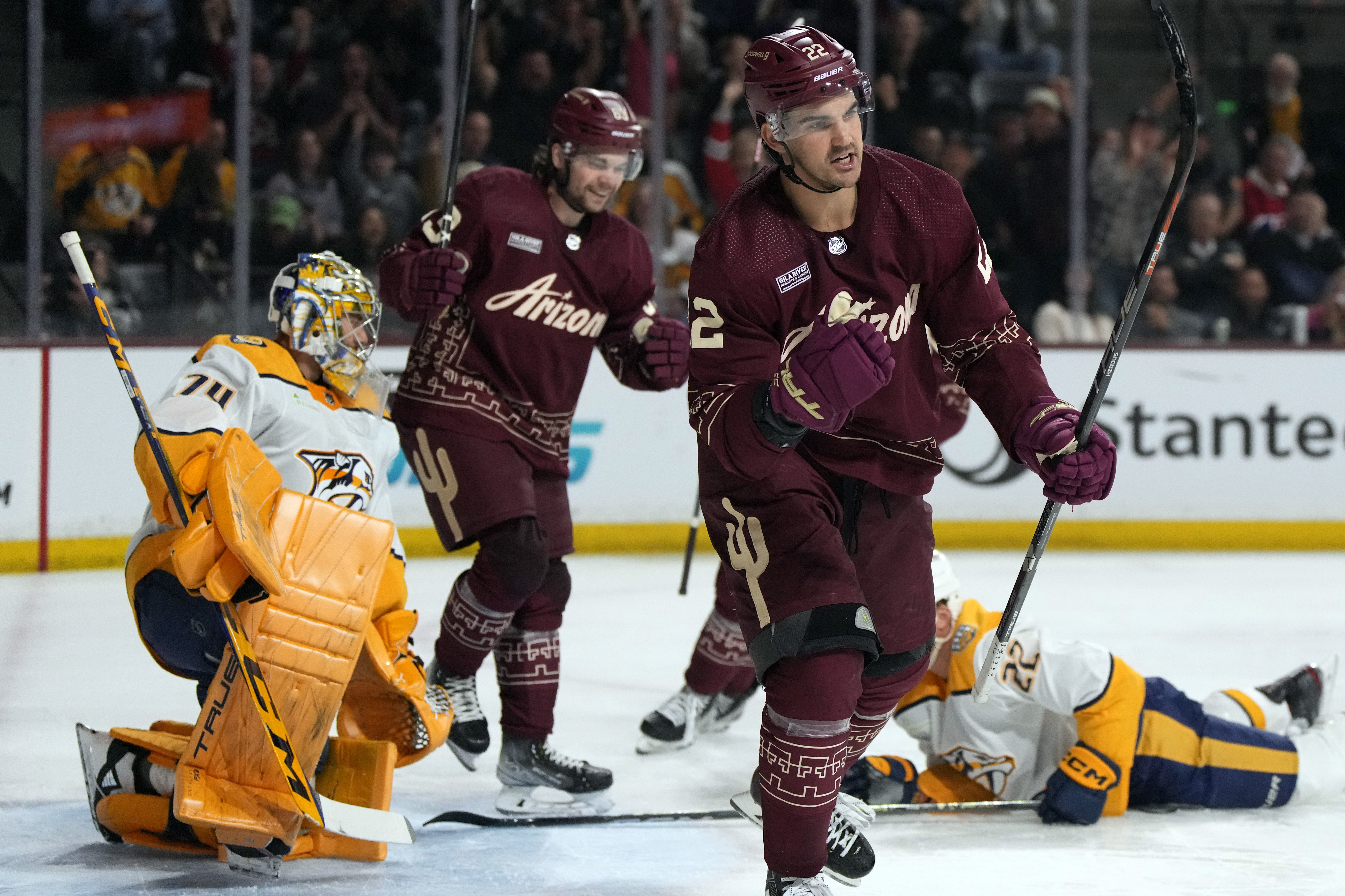 Predators Coyotes Hockey