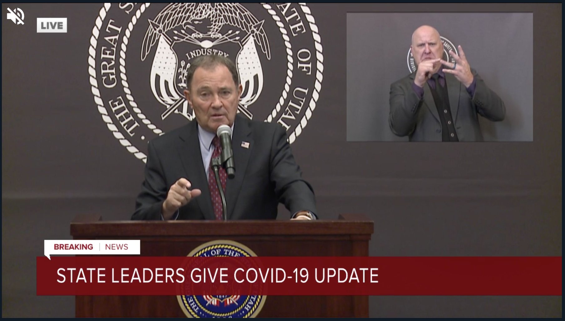 Governor COVID briefing