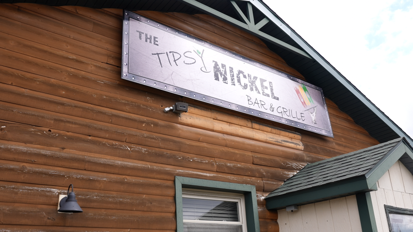 Tipsy Nickel Sign