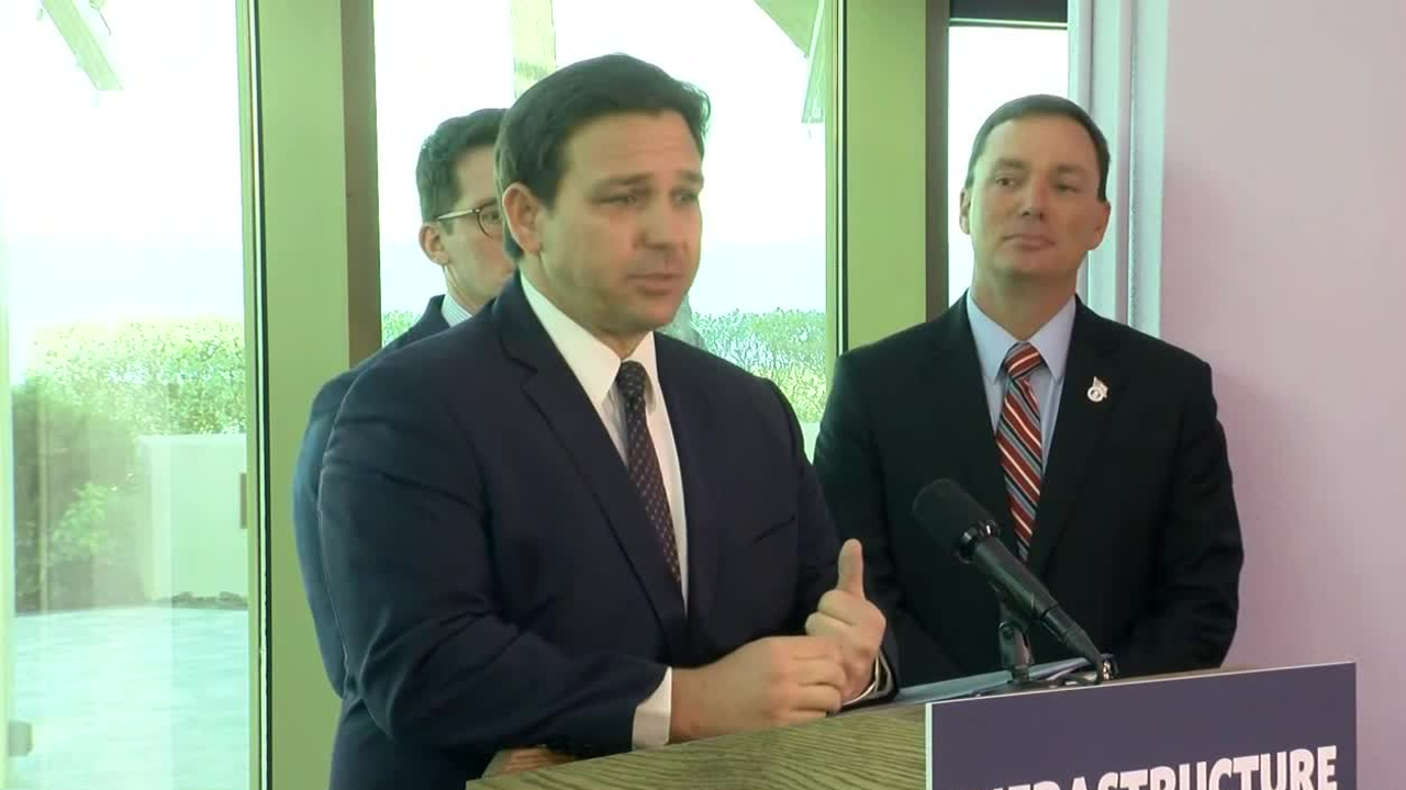 Florida Gov. Ron DeSantis speaks during a news conference in Sarasota on Jan. 21, 2022.jpg