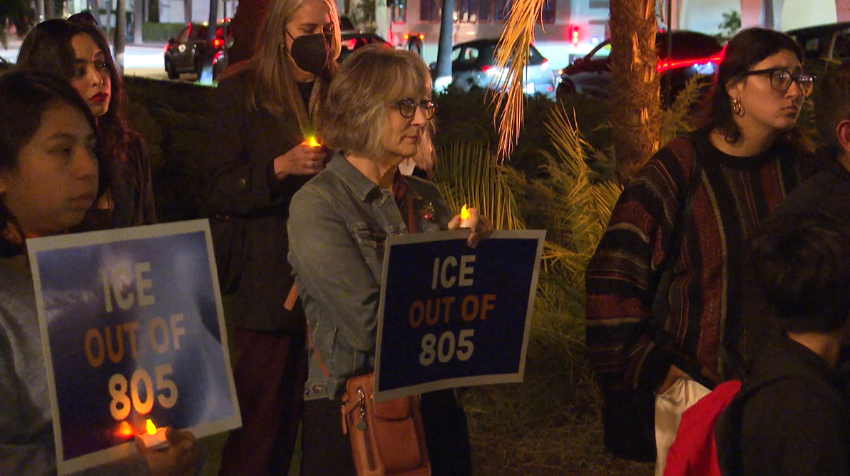 santa barbara ice protest