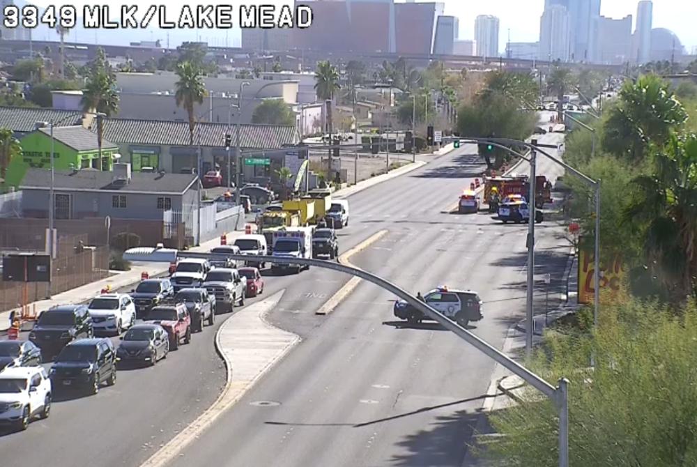 RTC: All southbound lanes blocked on Martin L King Boulevard after Lake Mead Boulevard