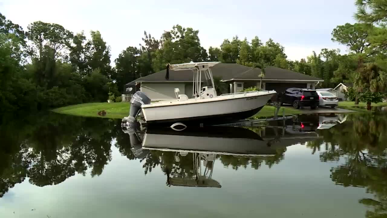 Flooding swamps the acerage