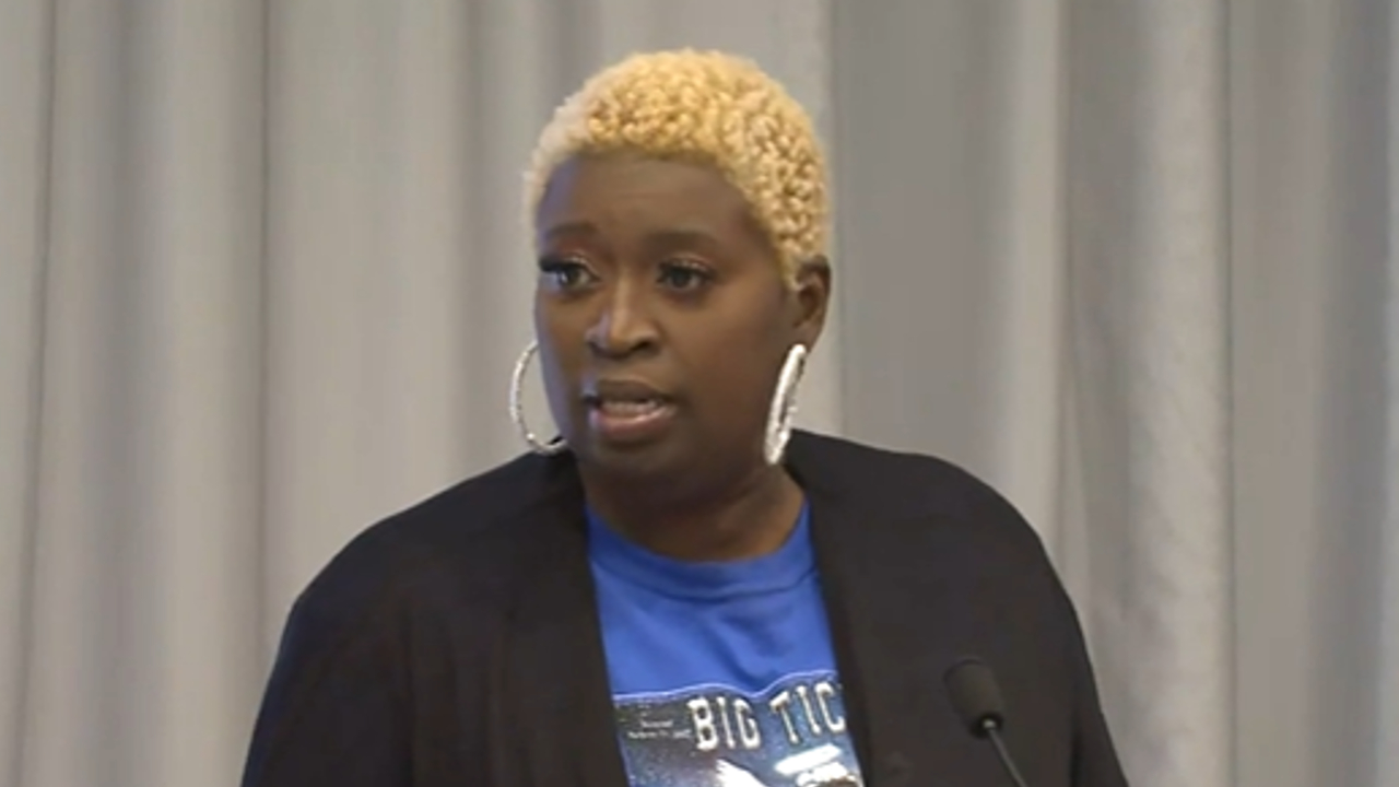 Nekia Dodd, Tyre Sampson's mother, speaks at a news conference on April 26, 2022.jpg