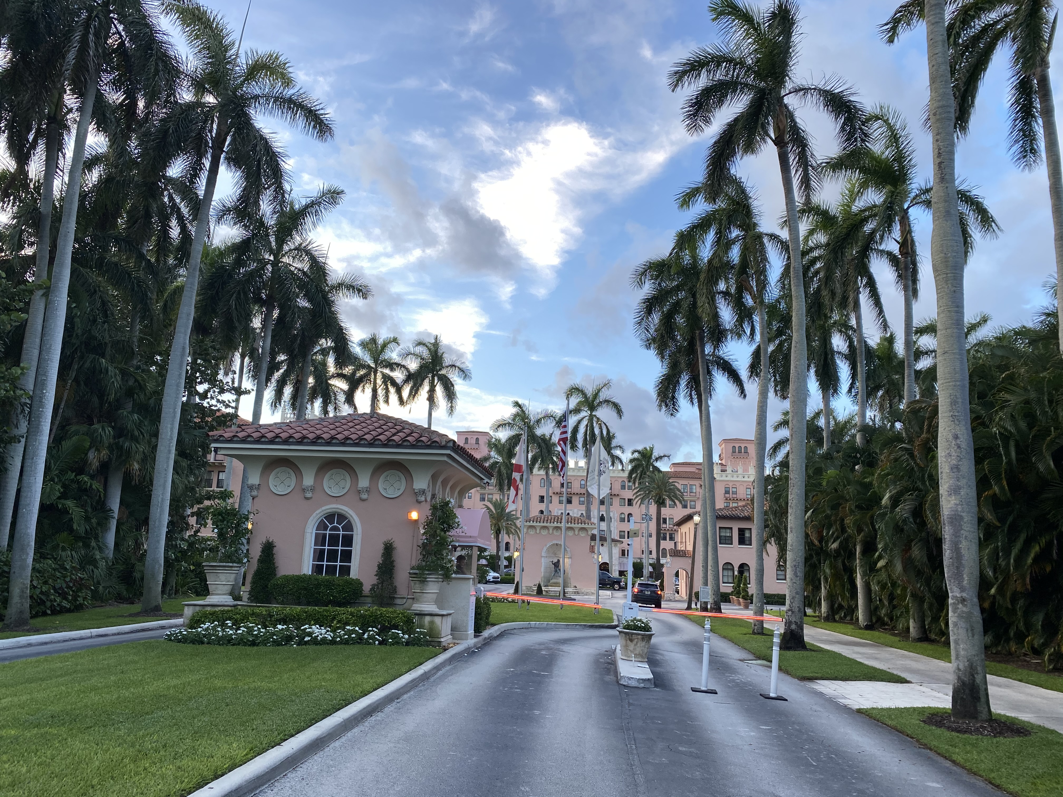 Boca Raton Resort & Spa entrance, July 2020
