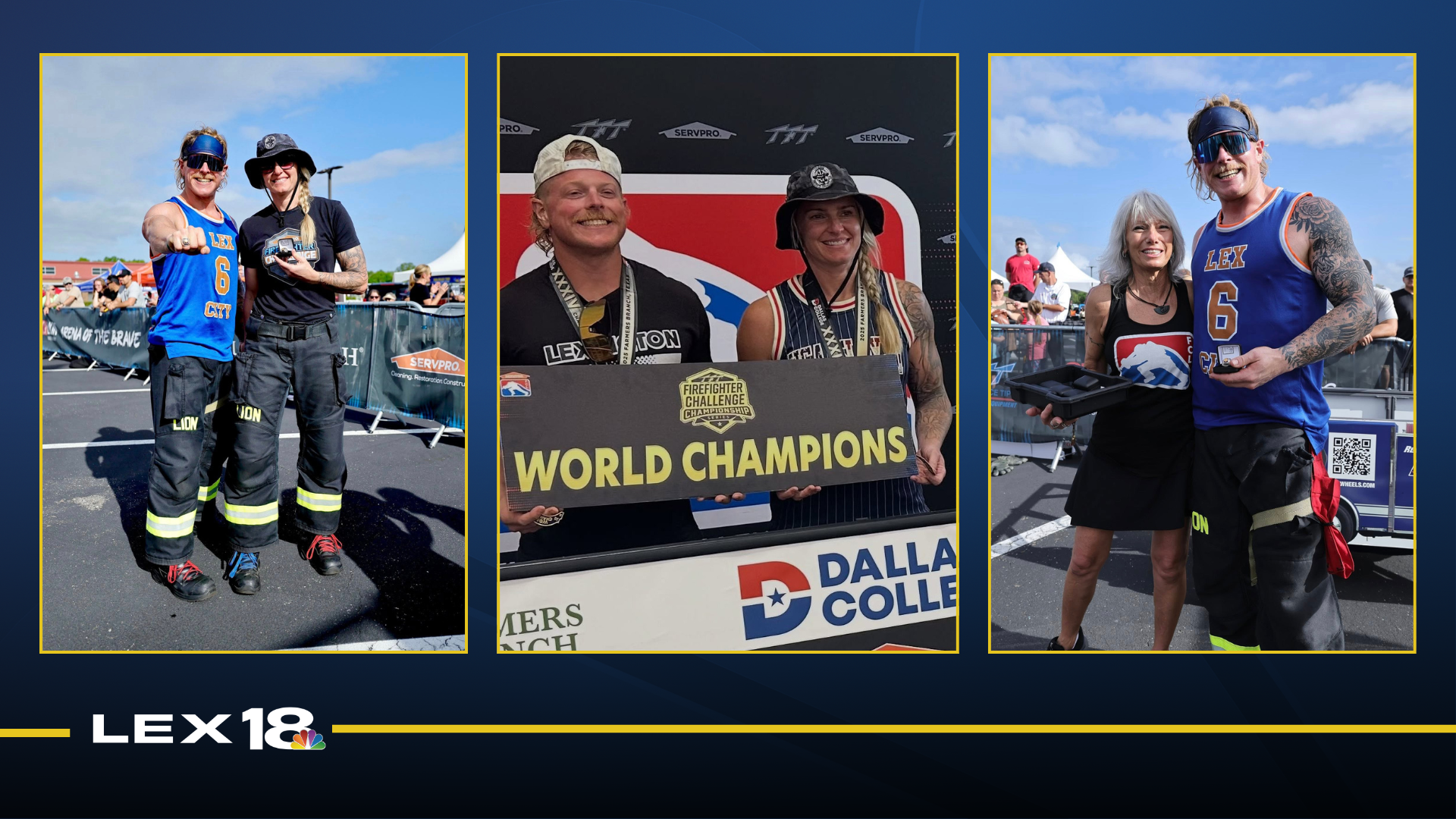 Lexington firefighters make history