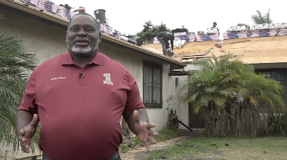  Navy veteran receives new roof at Nestor home