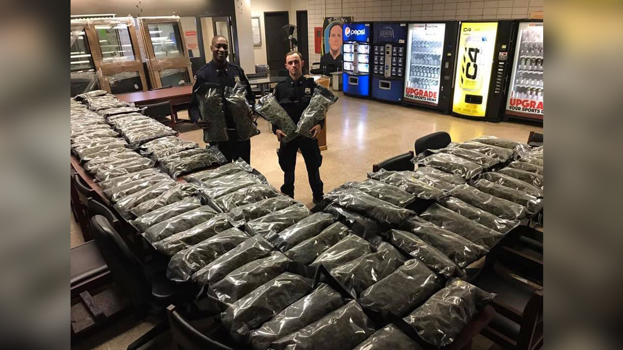 The NYPD confiscated 106 pounds of what they say is marijuana. Fox Holler Farms in New Haven said  the package was organically grown hemp.