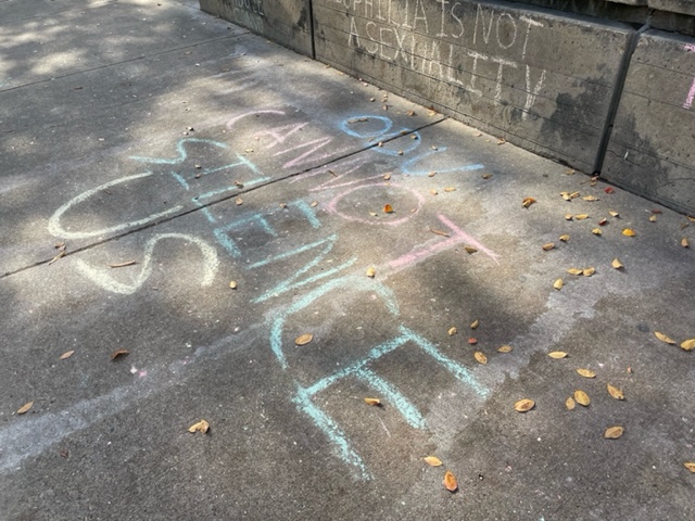 ODU Walker Protest
