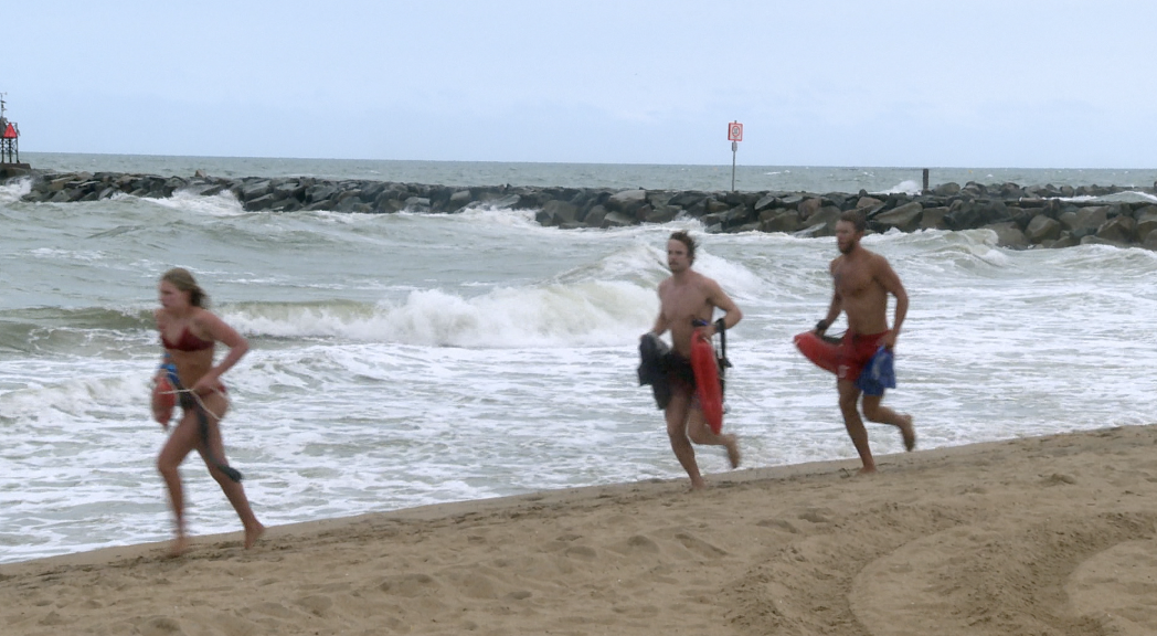 Virginia Beach lifeguards warn swimmers of rough ocean conditions
