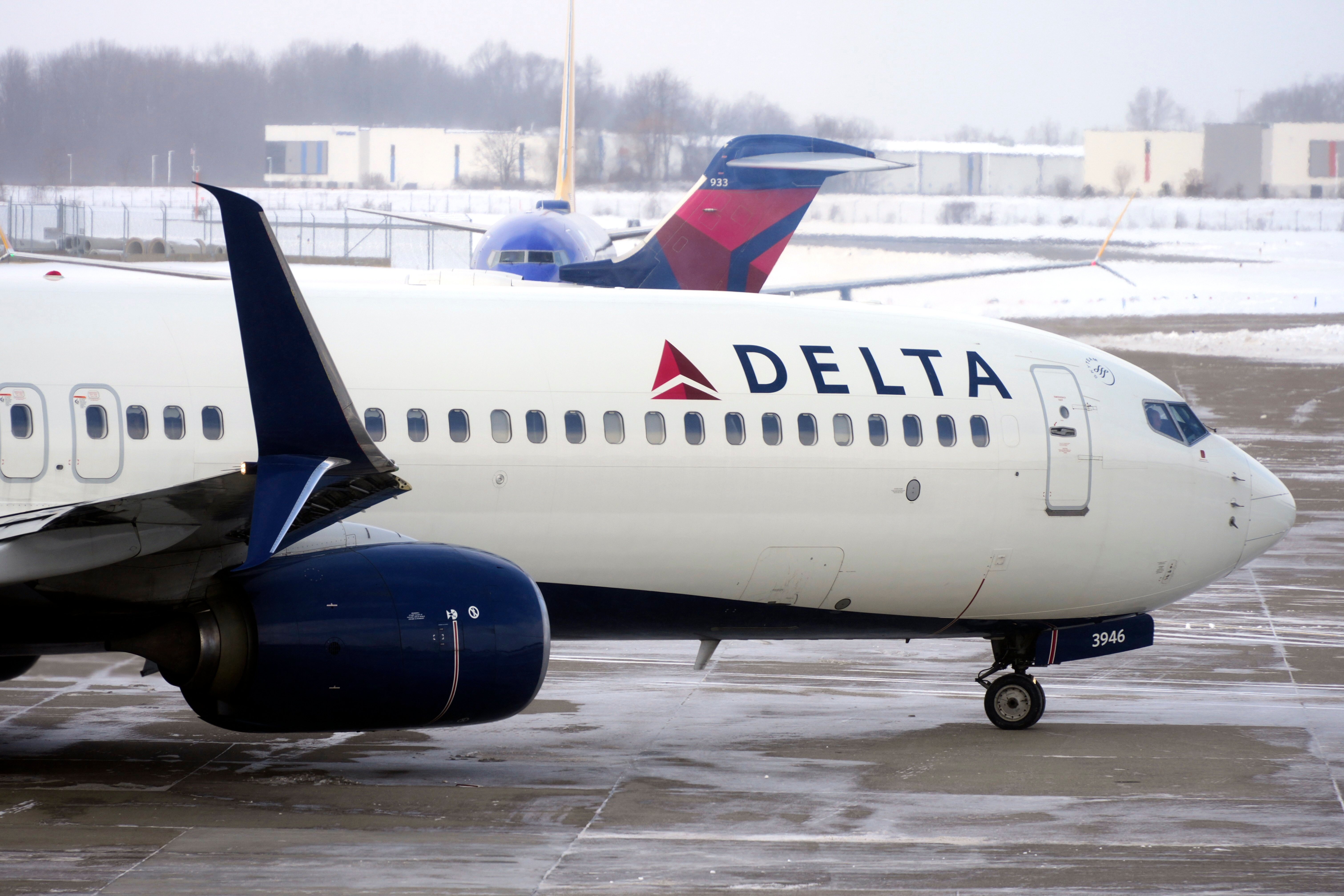 A Delta Airlines jet.