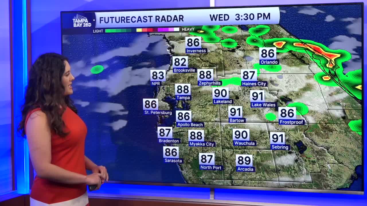Forecast: Mostly dry and warm Wednesday afternoon