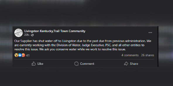 Livingston shuts off water