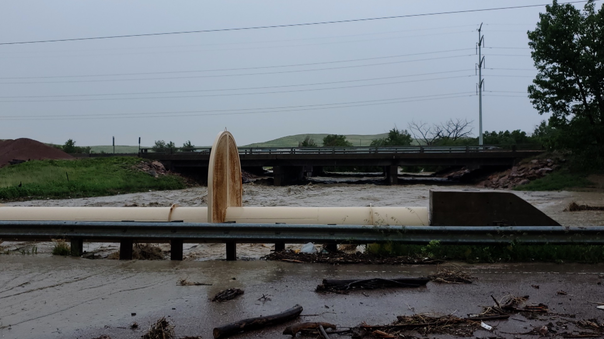 Fountain flooding
