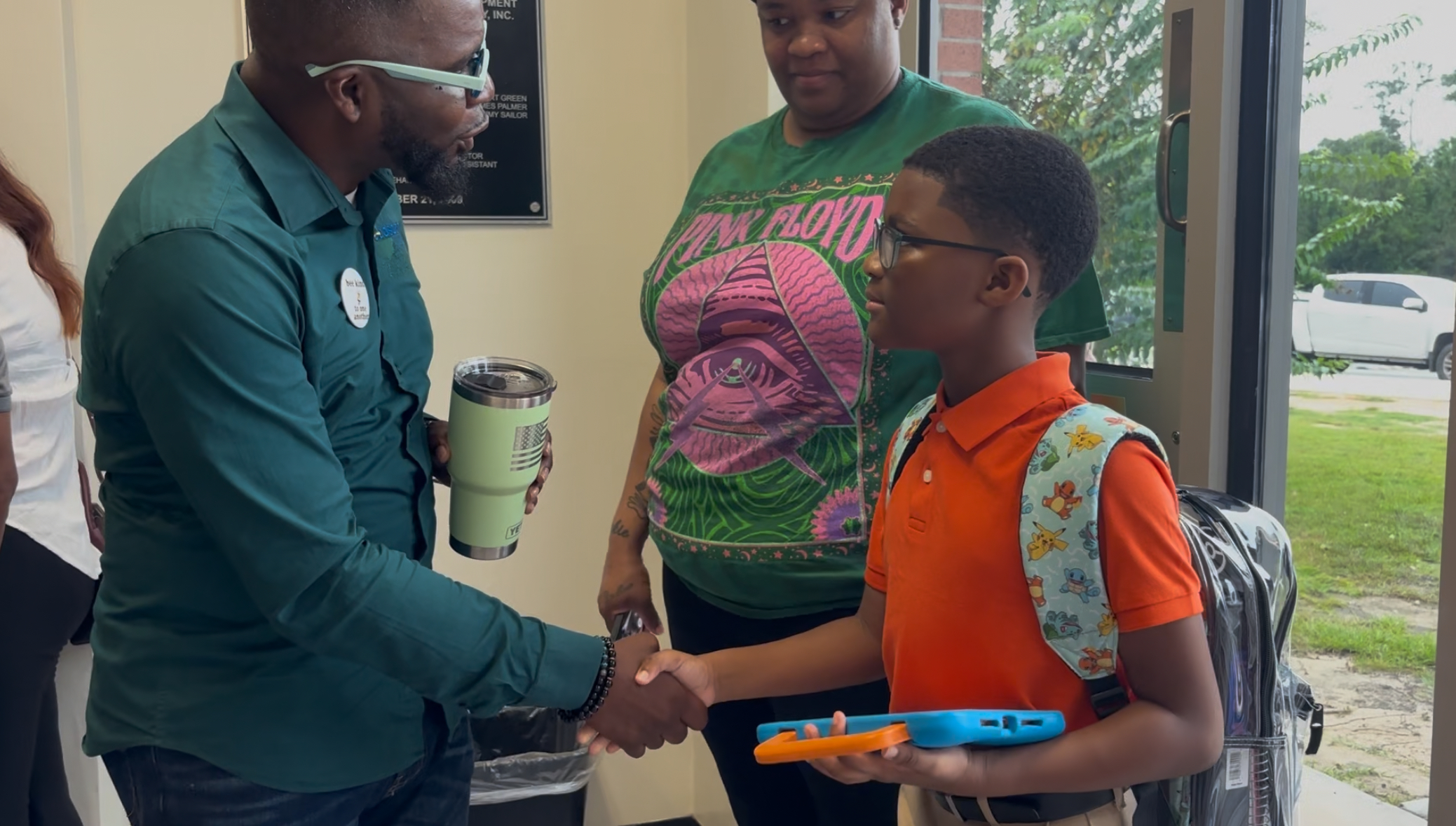 Gadsden County Commissioner Welcomes Students Back on First Day of School