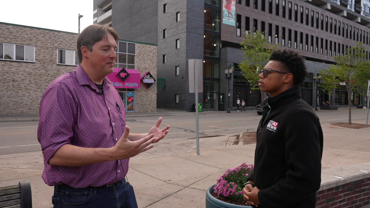 Principal Planner Landon Bartley proposes new options for developers to meet diverse housing requirements in Downtown Development Authority area