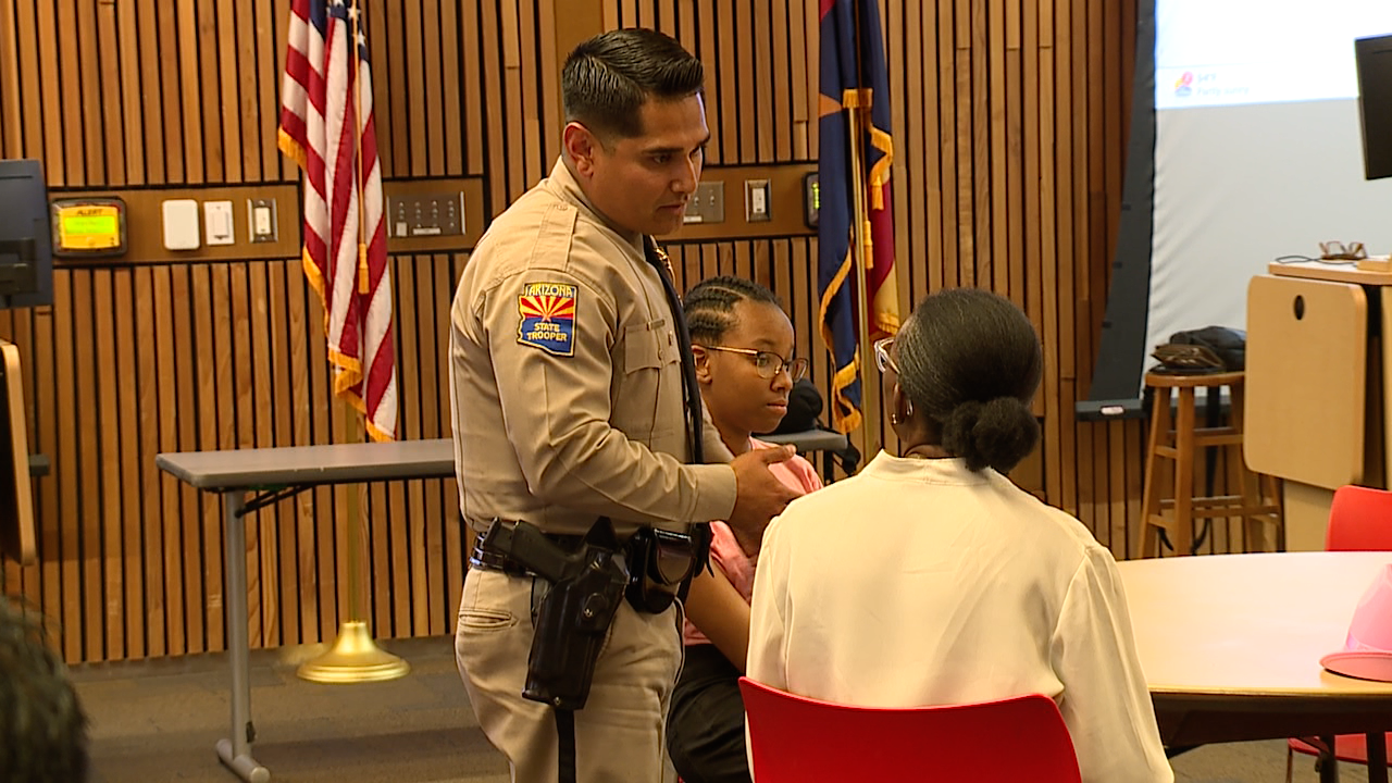 trooper reunites with girl he helped save 