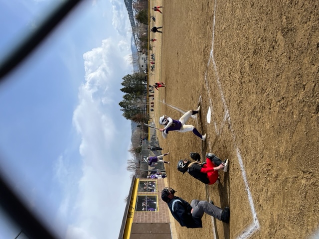 Kaitlynn Ayers at the plate