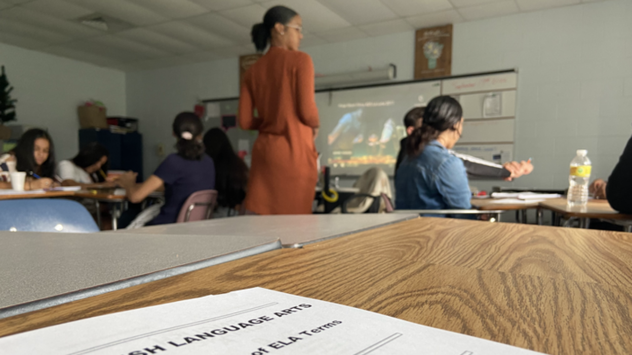 ESOL class at Wharton High School