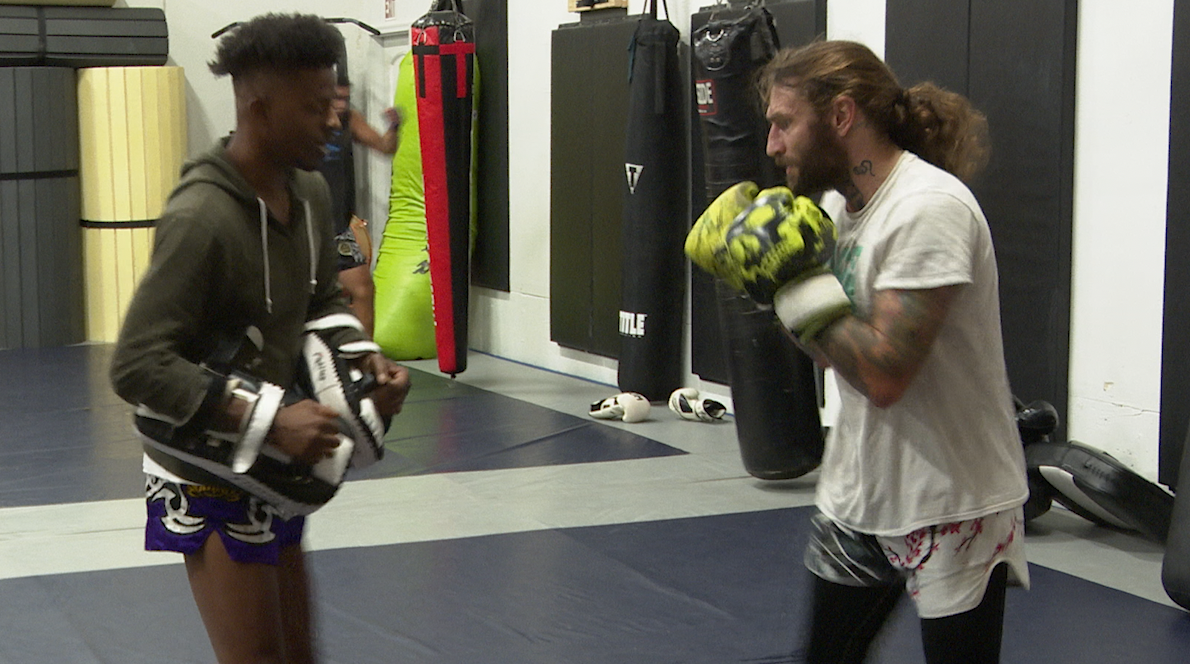 Taj Rae sparring at 8 Limbs Muay Thai