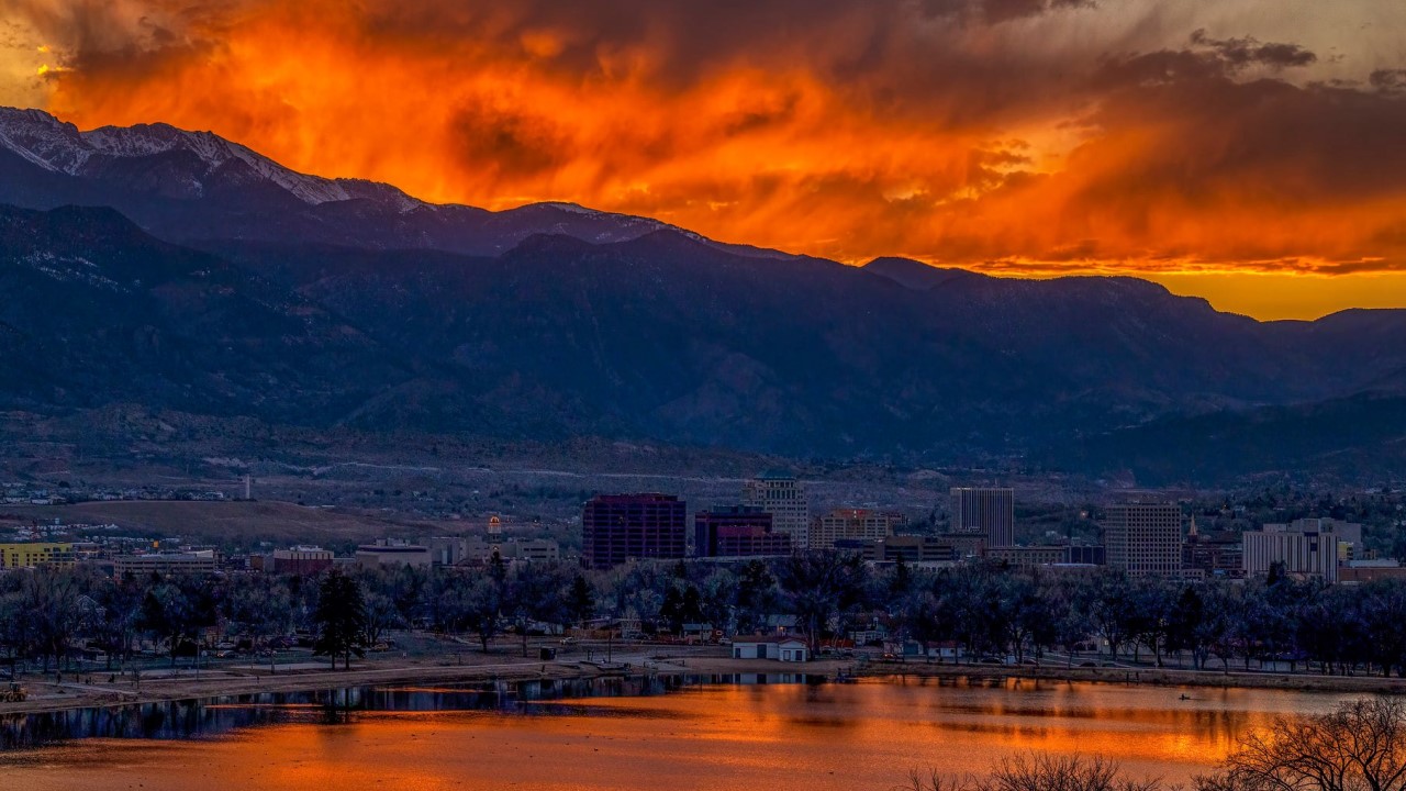 Colorado Springs sunset