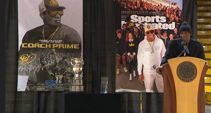 ‘Un-darn-believable’: Coach Prime accepts “Sportsperson of the Year” Award in Boulder