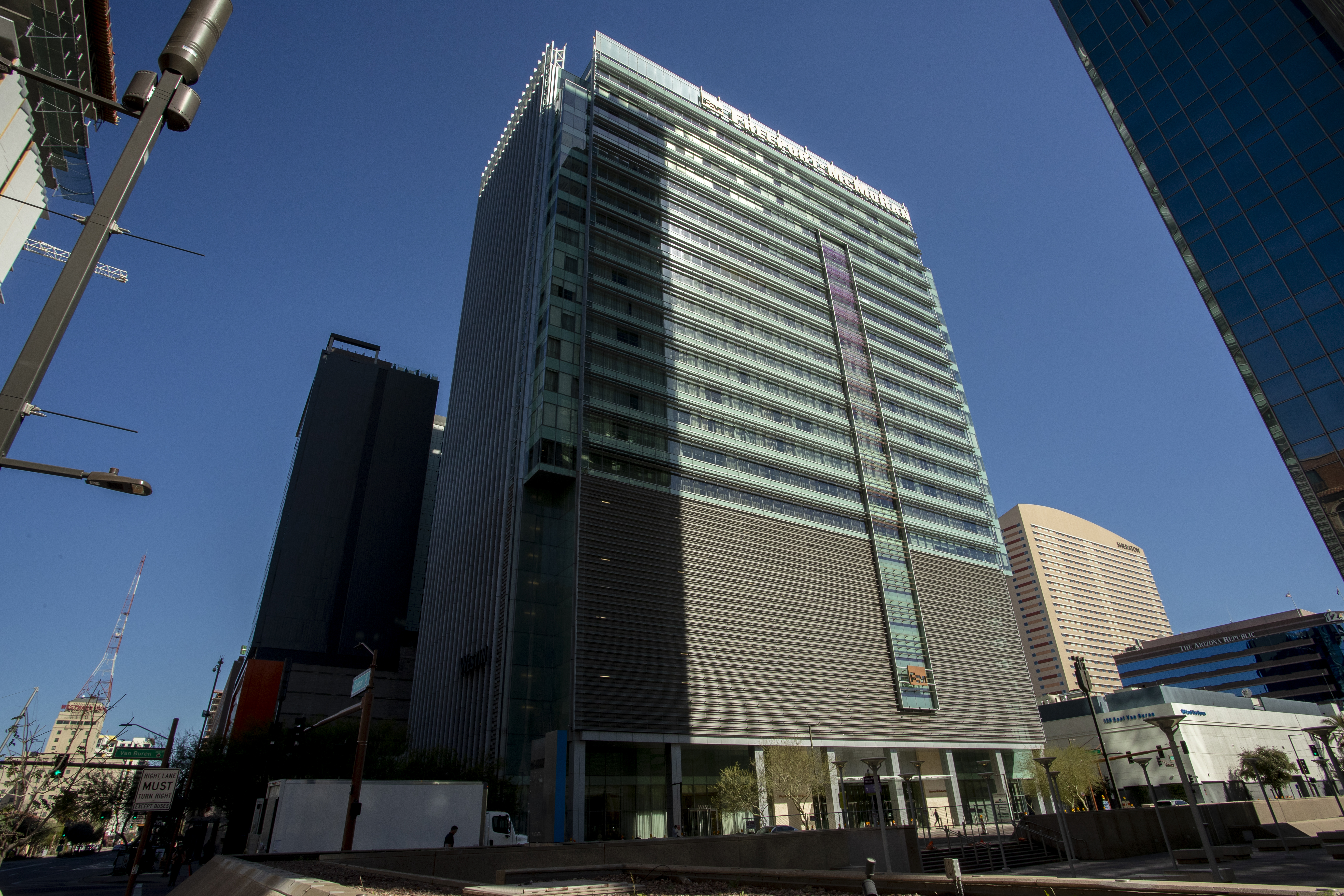 Freeport McMoran tower  