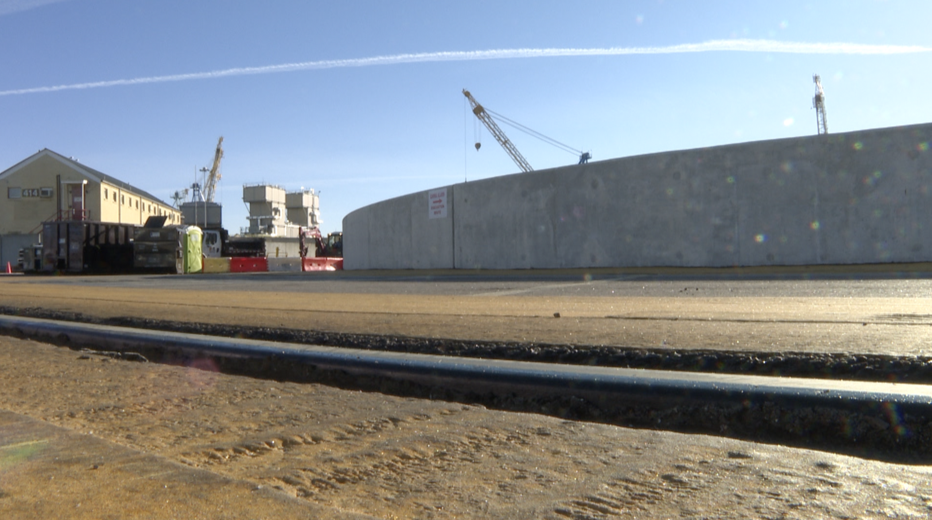 NNYS dry dock 4 flood wall