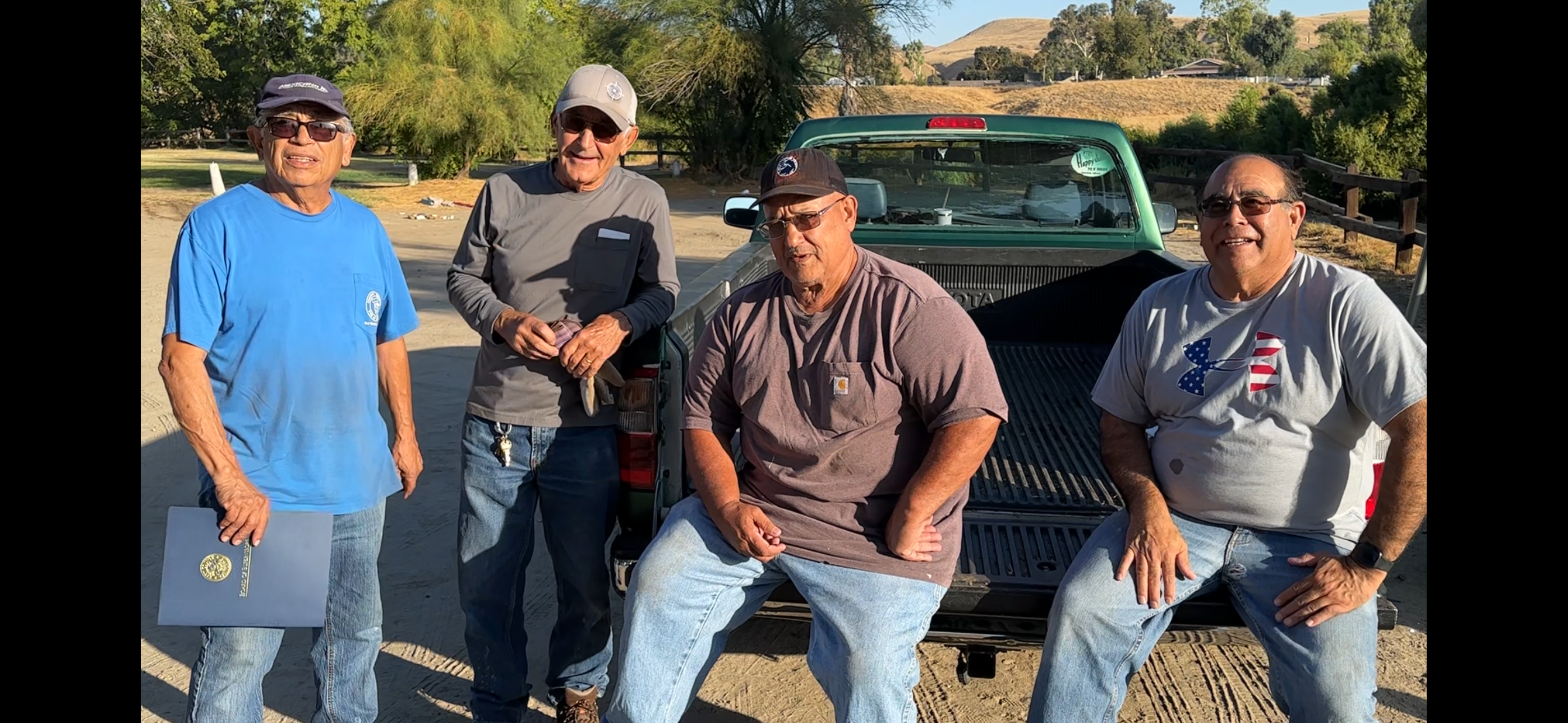 Ruben Rosales, Ranny Yarger, Albert Avalos and Danny Monsibias