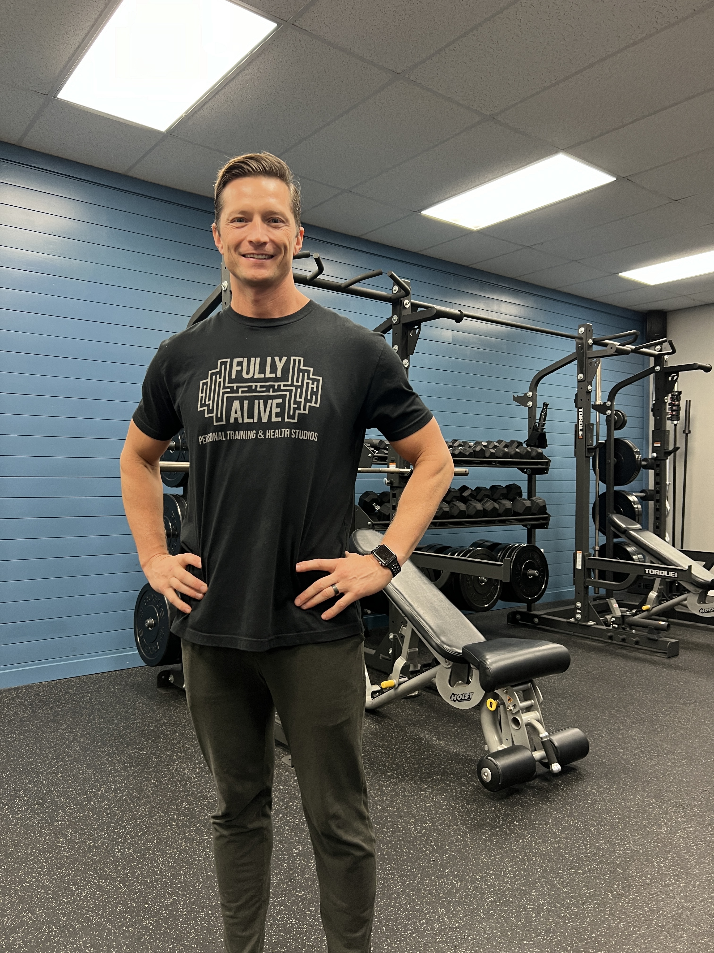 Owner of Fully Alive gym Chris Baggett