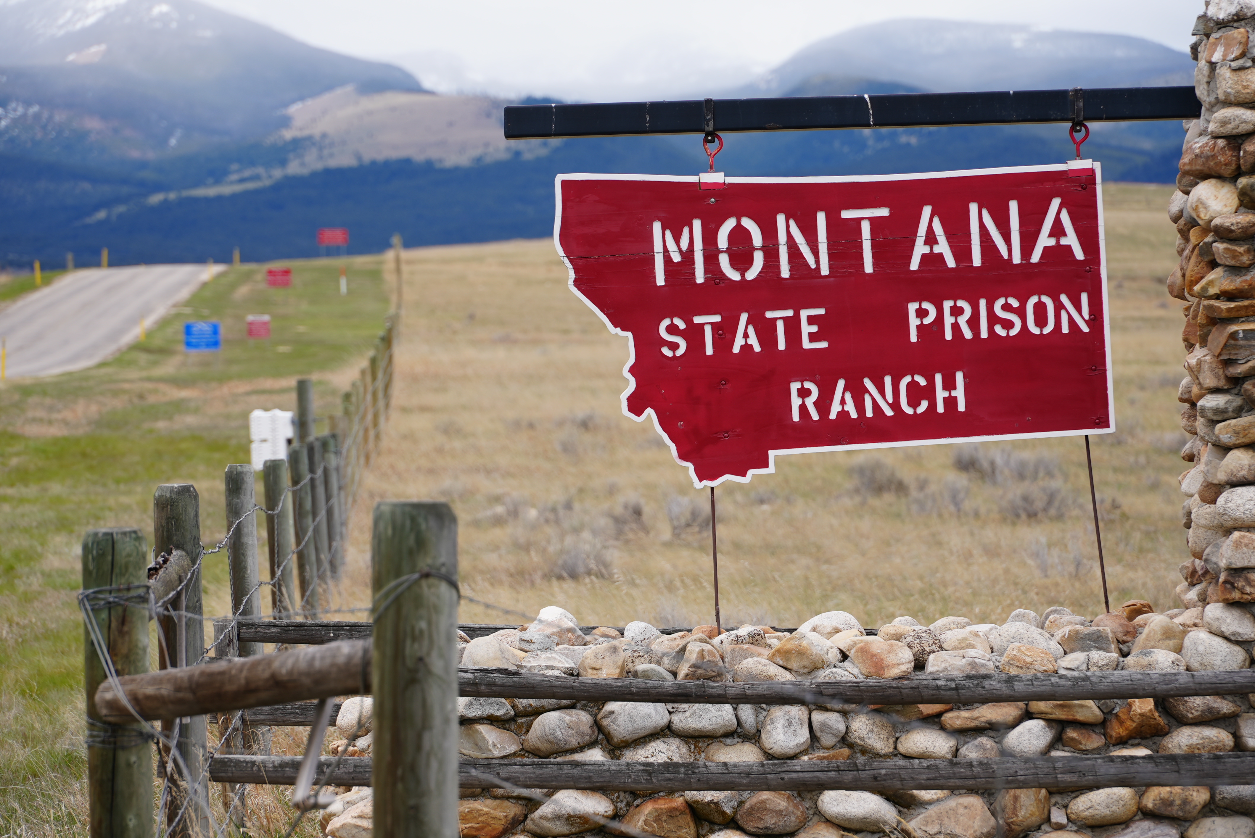 Montana State Prison Sign