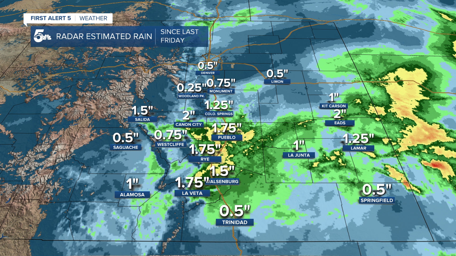 Radar Estimated Rain