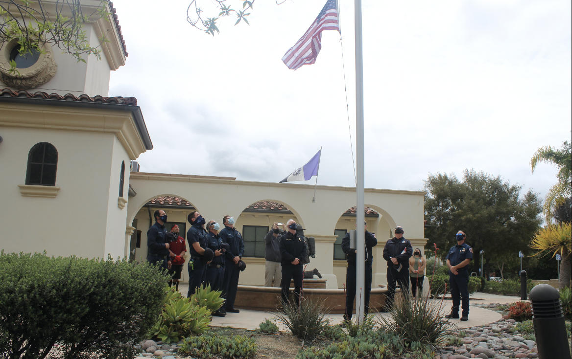 Vista city flags lowered to half-staff for firefighter who died of cancer