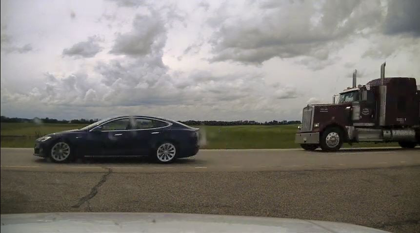 Police: Driver asleep as Tesla speeds to 90 mph