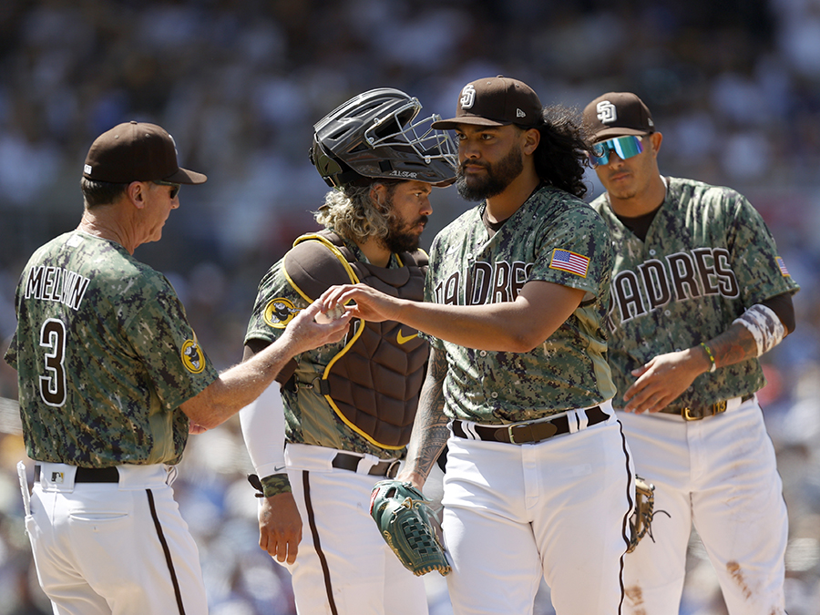 Dodgers Padres Baseball sean manaea