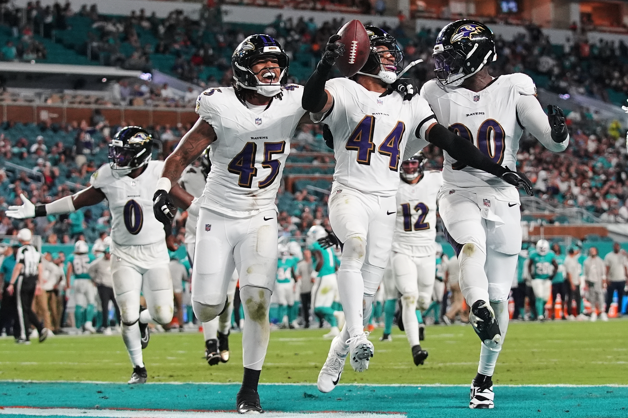 APTOPIX Ravens Dolphins Football