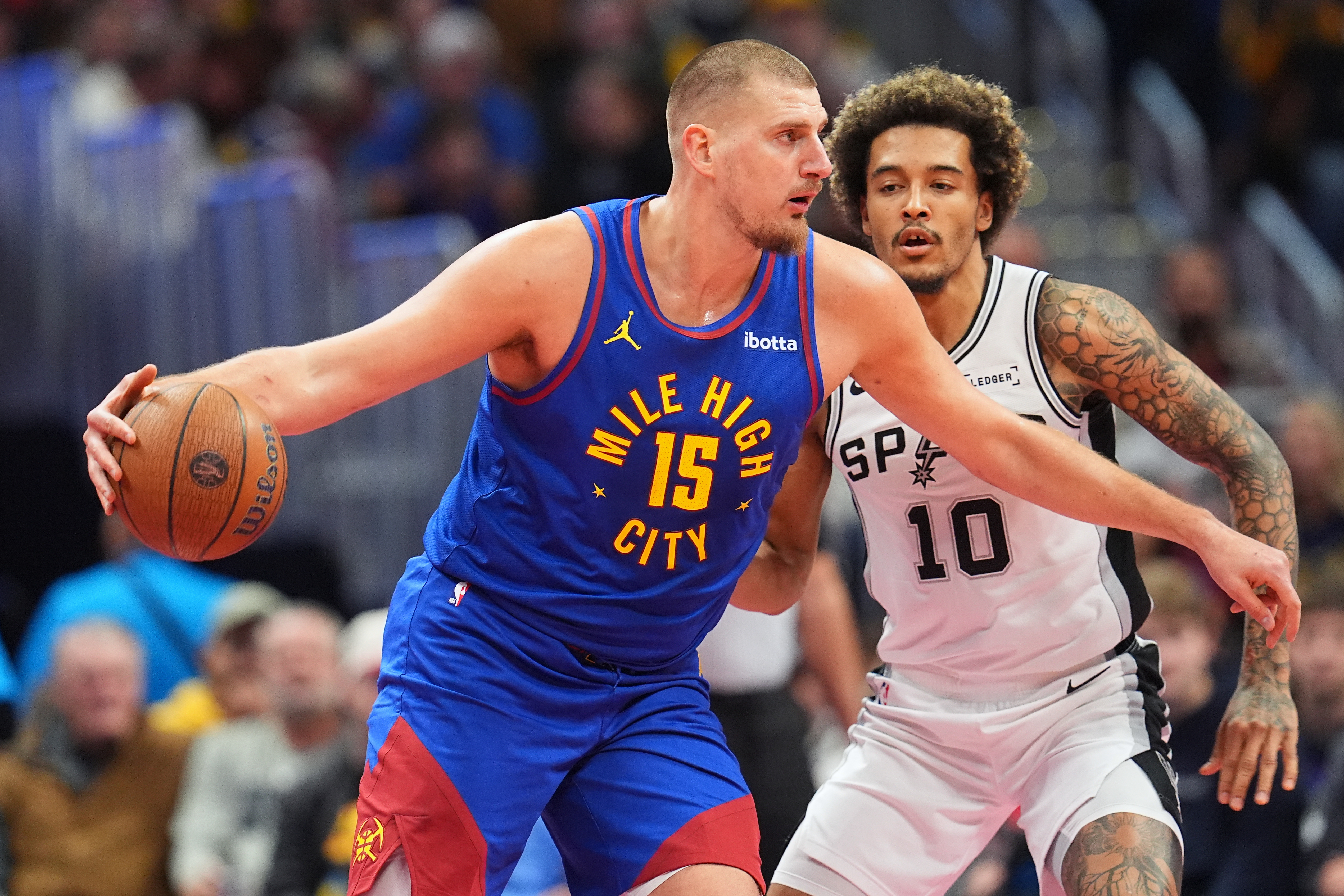 Spurs Nuggets Basketball