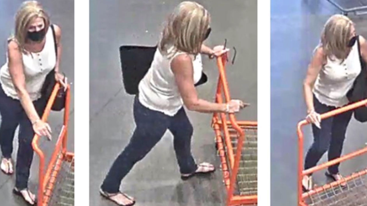 The Palm Beach County Sheriff's Office is looking for a woman accused of stealing $3,000 worth of computer equipment and groceries from Costco in Royal Palm Beach on June 25, 2022.