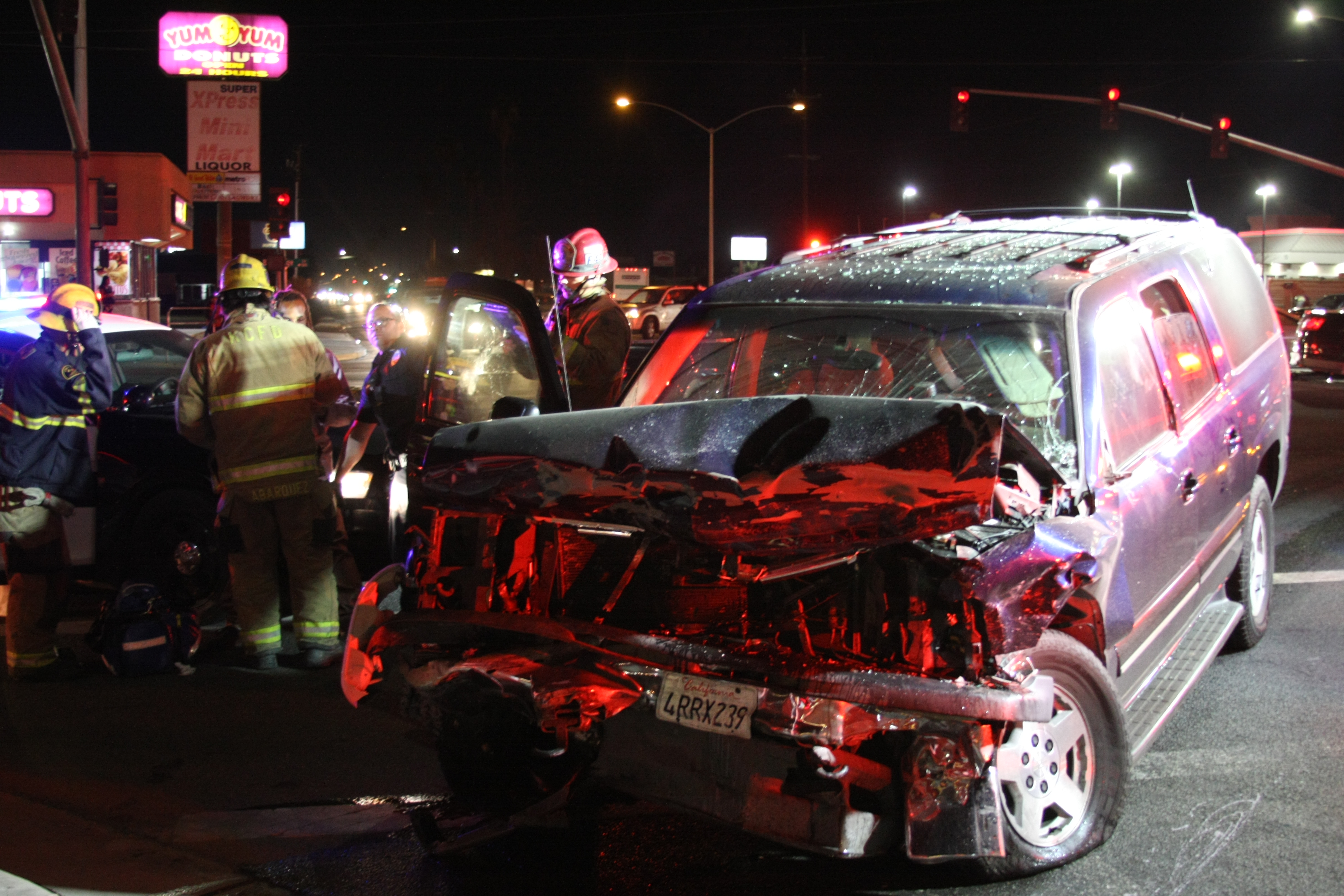 Three Car Union Avenue Accident
