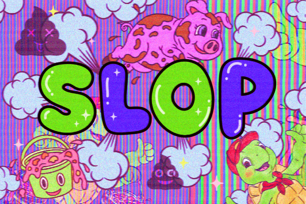 An illustration of the word slop. 