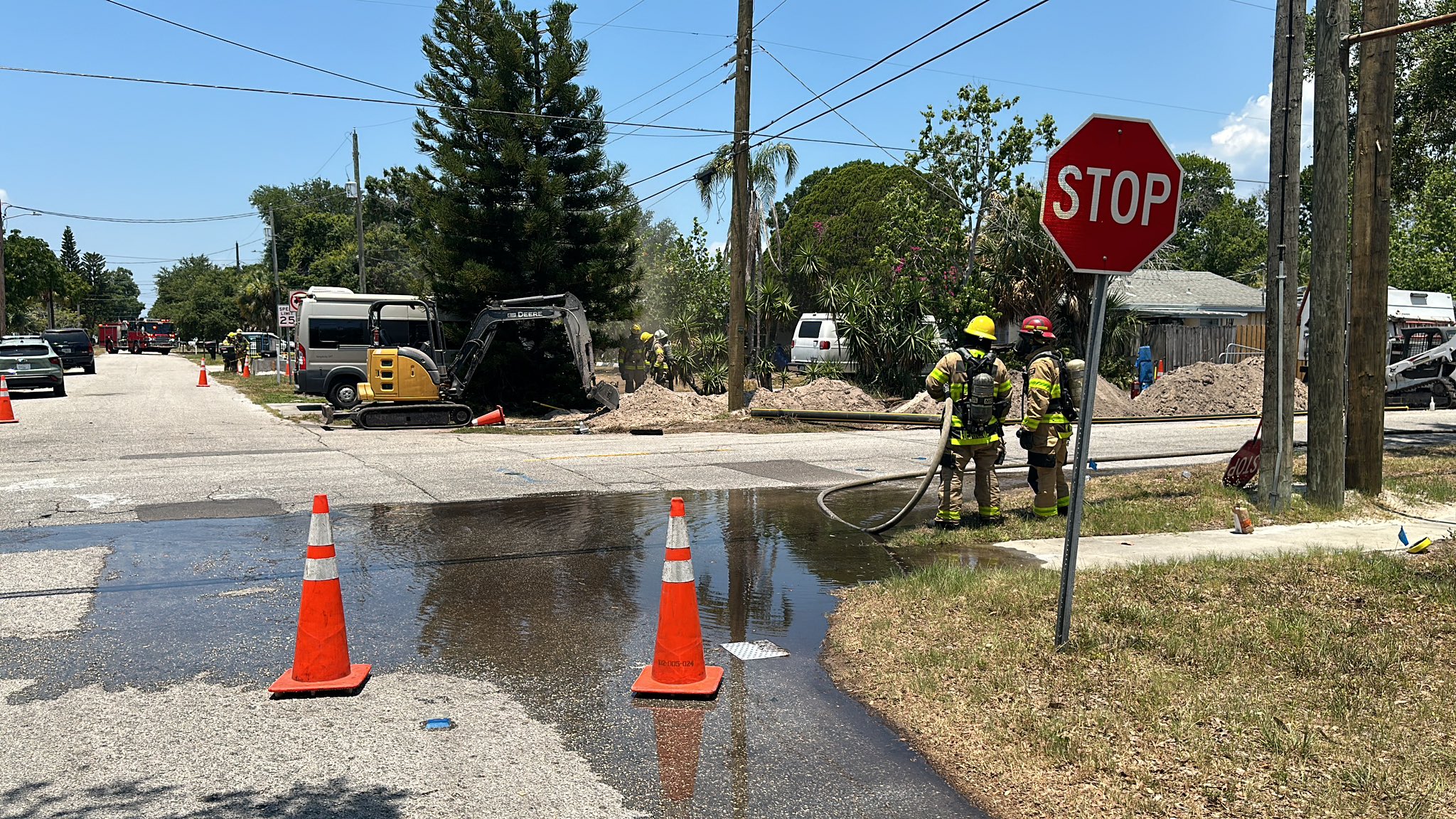 Gas rupture