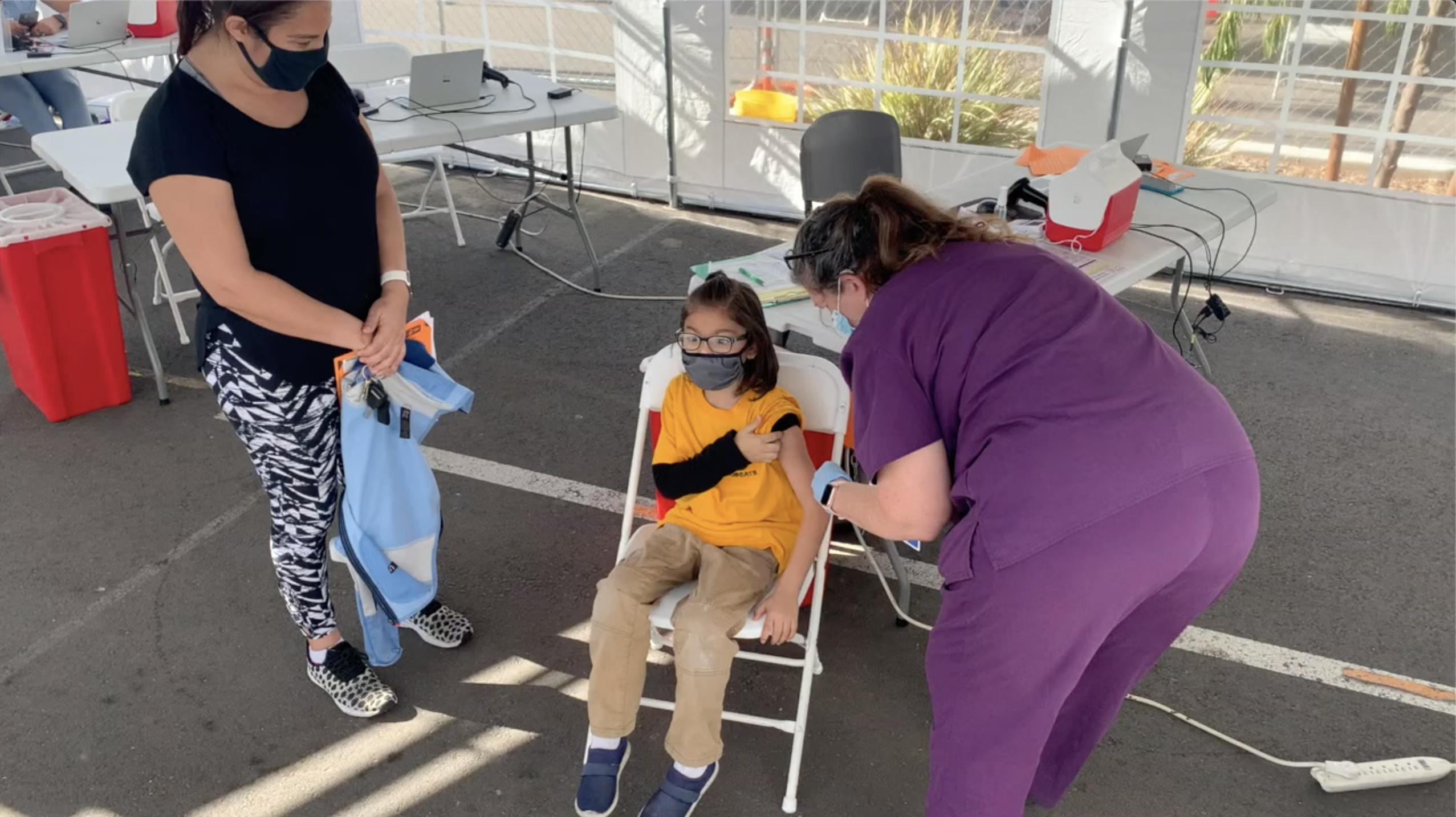 Logan Heights Family Health Center began administering Pfizer's vaccine to children 5-11 on Wednesday, November 11.