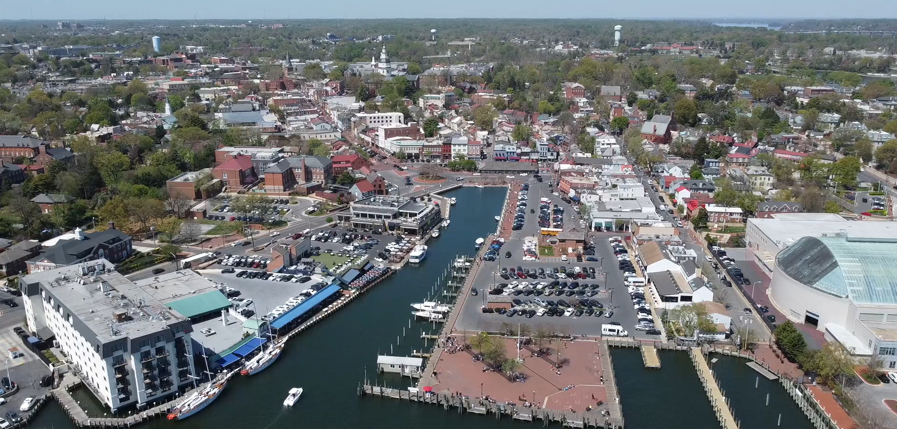 Annapolis Drone Shot Annapolis Dock Annapolis City