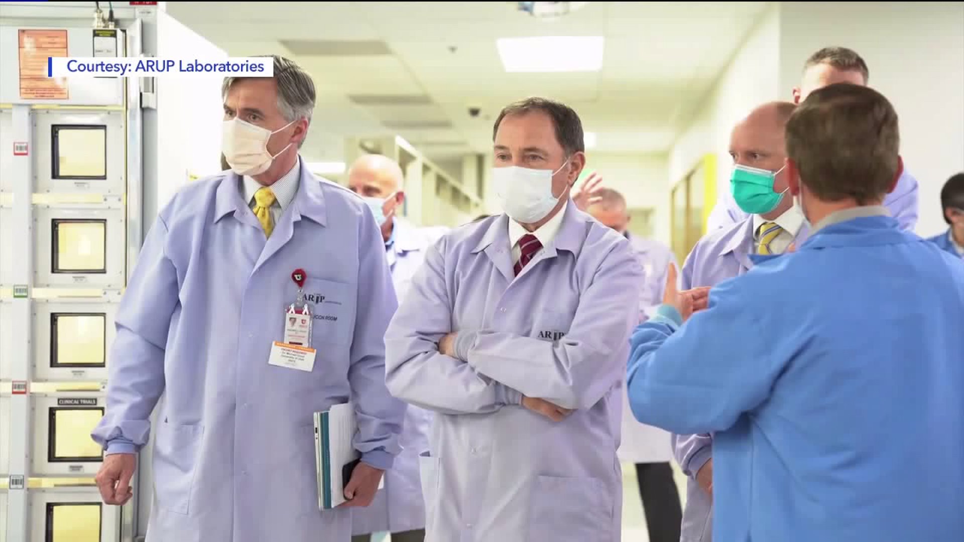 Governor Herbert ARUP labs