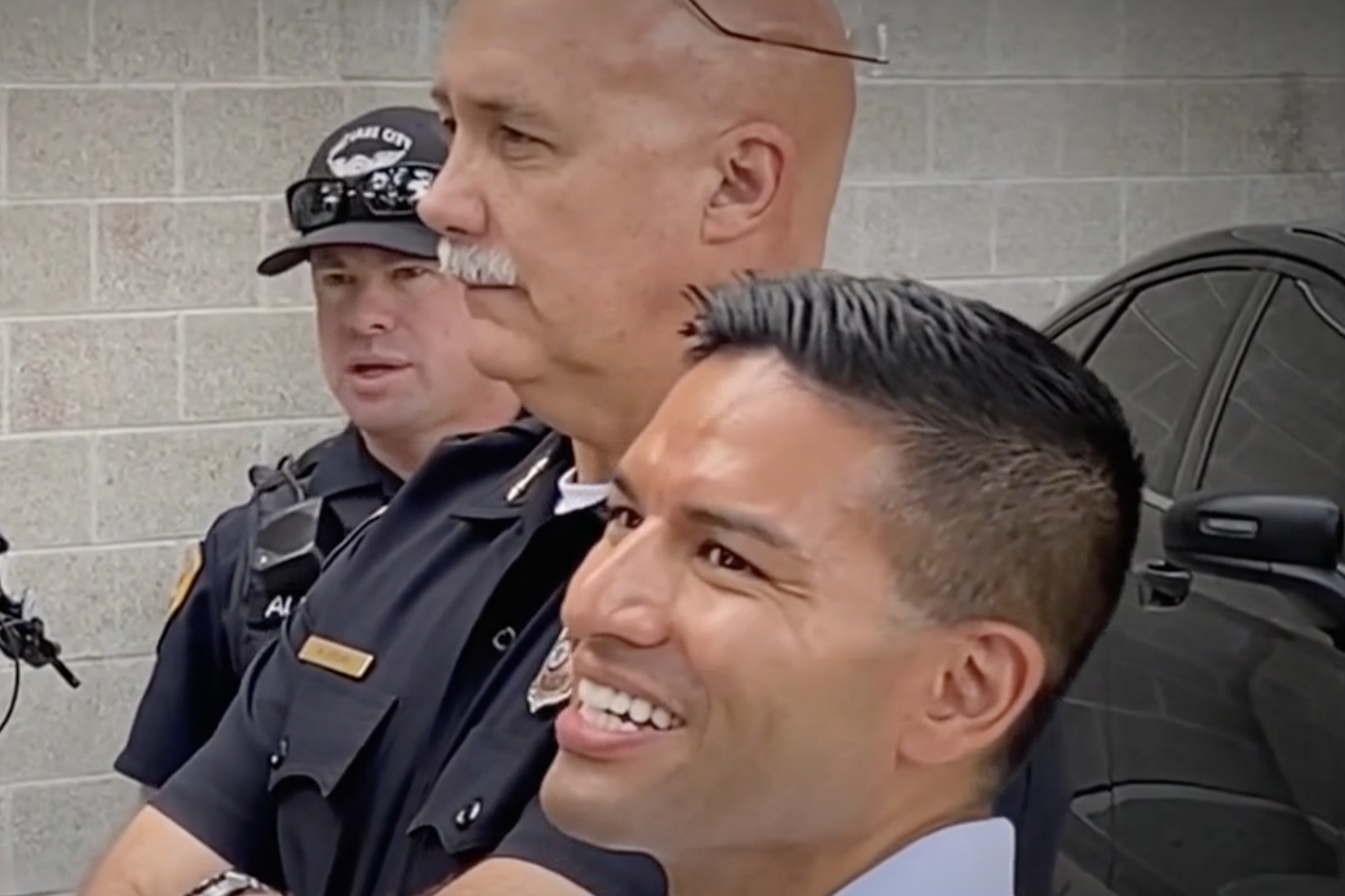 SLCPD Chief Mike Brown and Brent Weisberg 