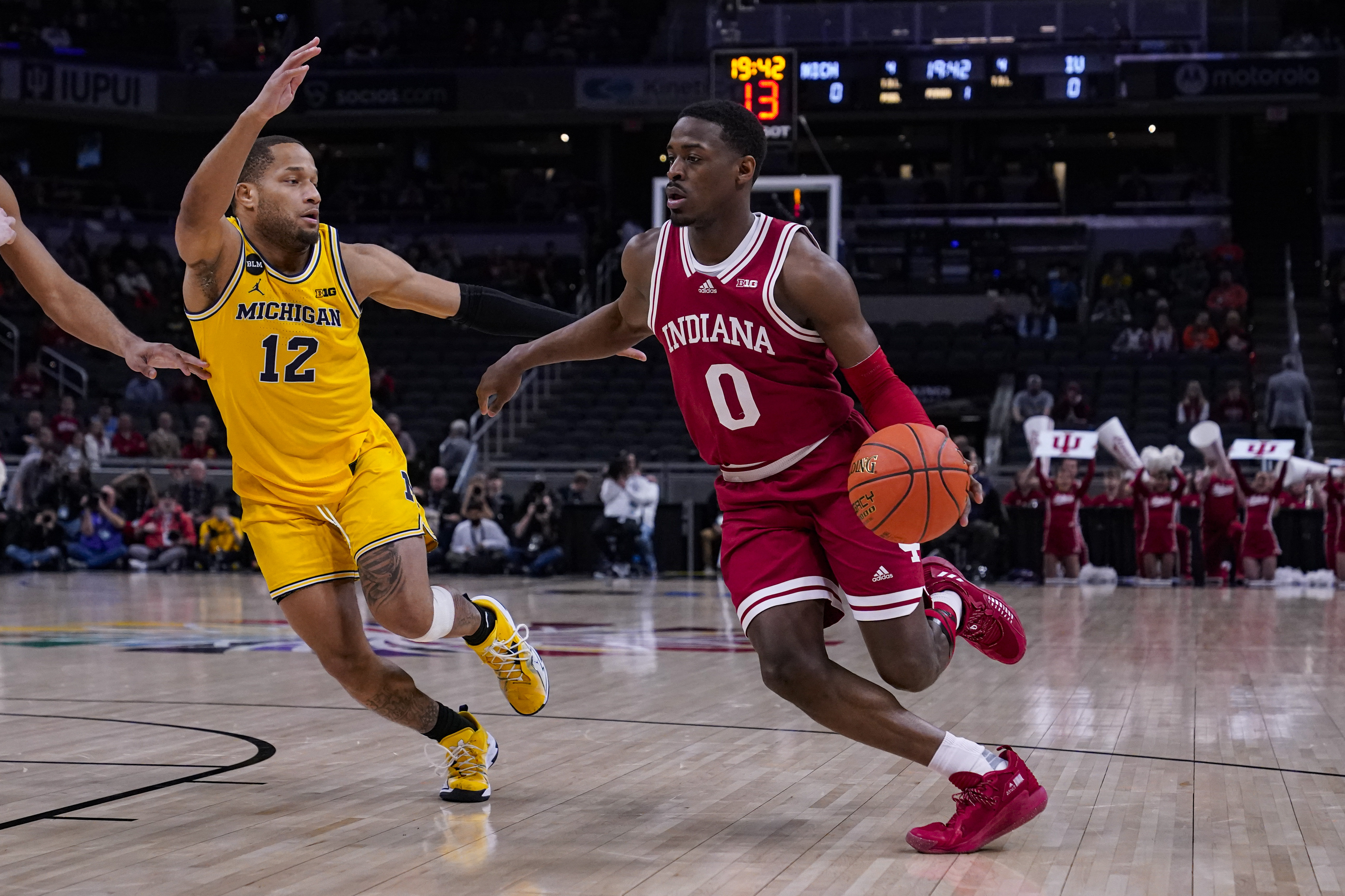 DeVante' Jones, Xavier Johnson Indiana Michigan Basketball